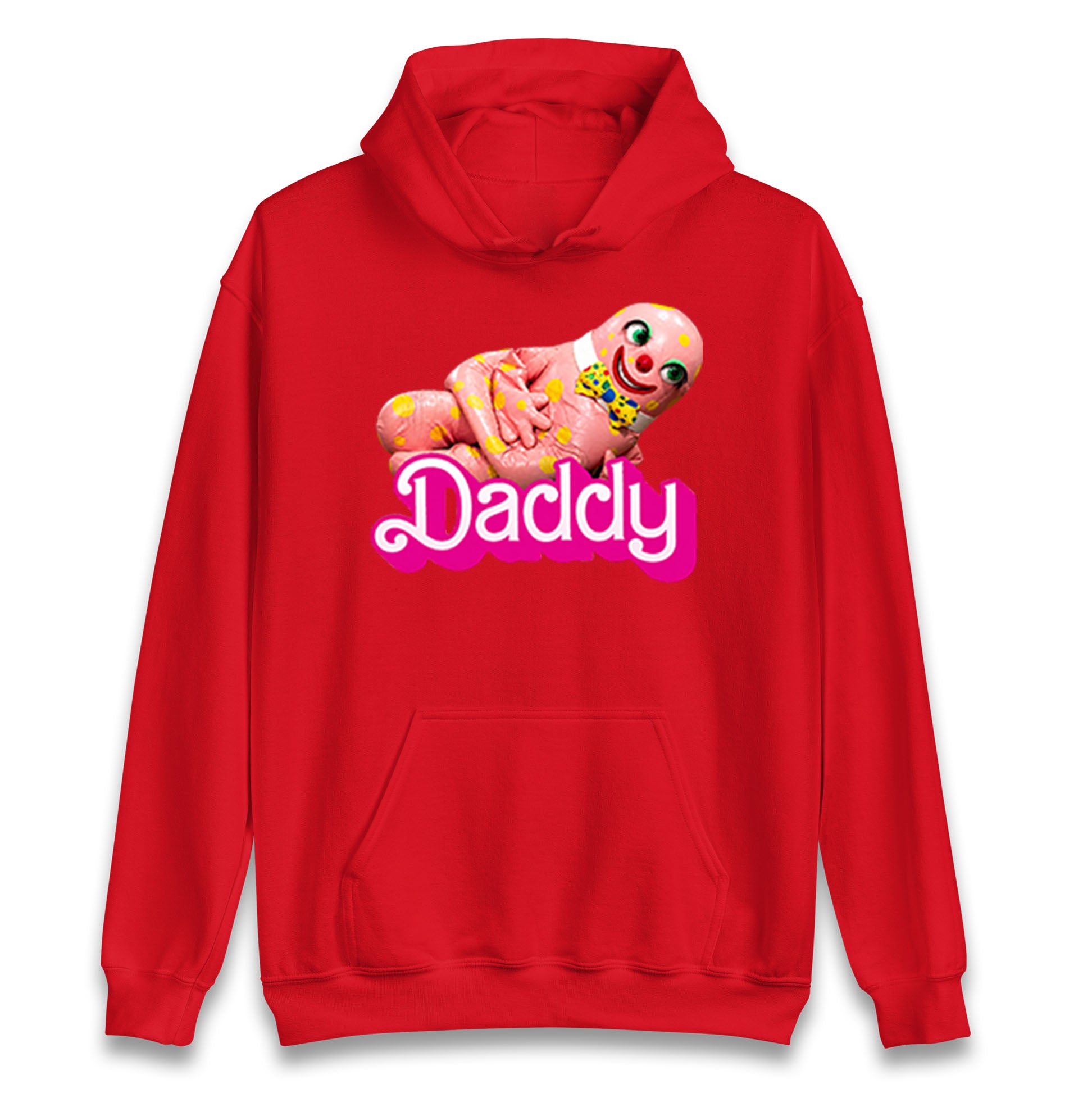 Funny Mr Blobby Daddy 90s Retro Hoodie