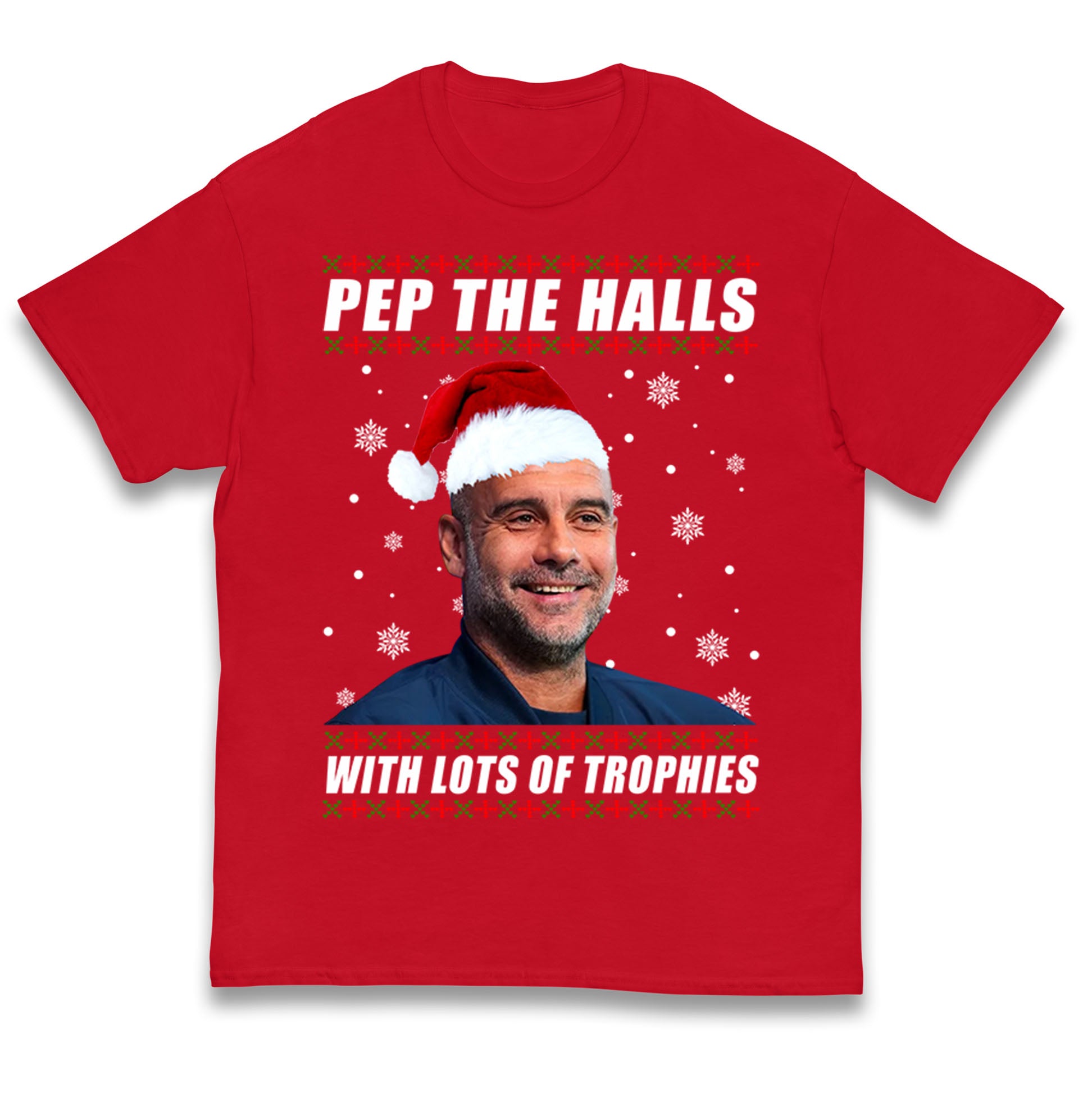 Pep Guardiola Christmas Kids T Shirt