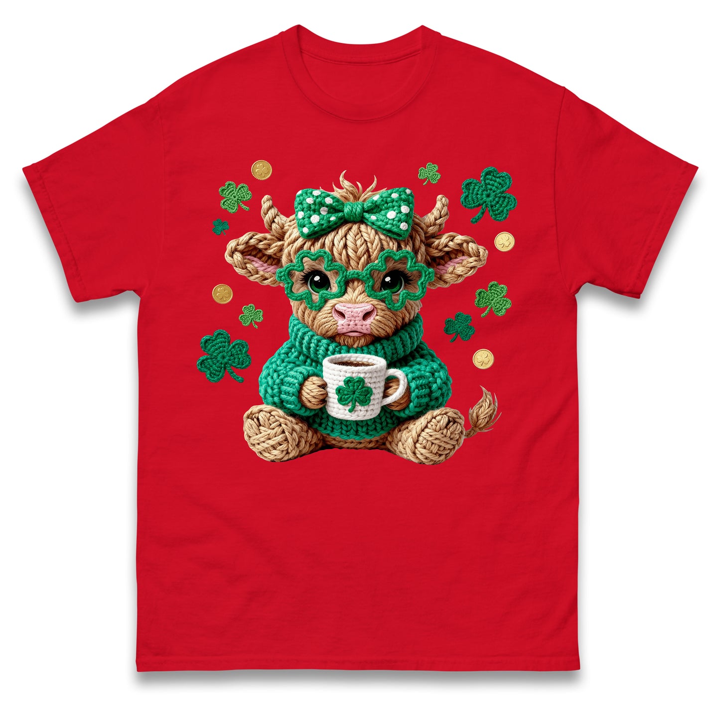 Cute Cow St Patrick T Shirt