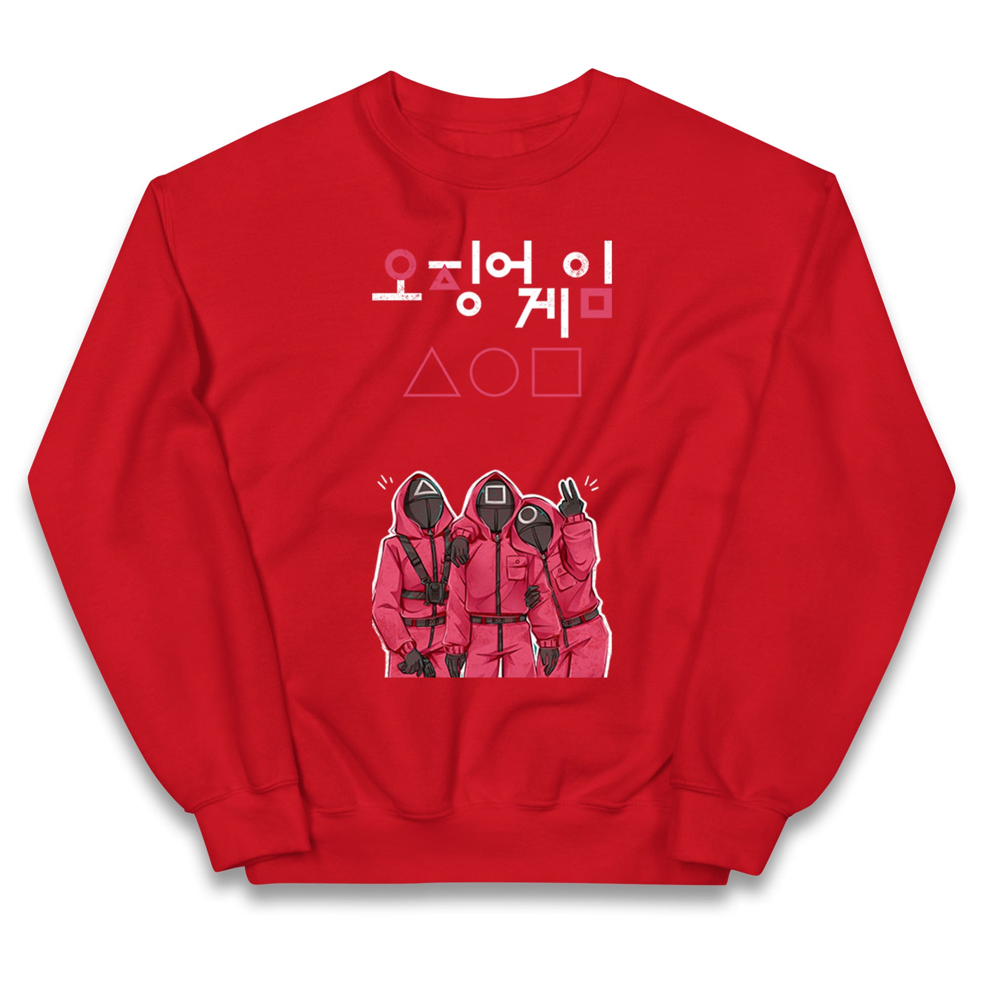 Squid Game Three Guards kids Jumper