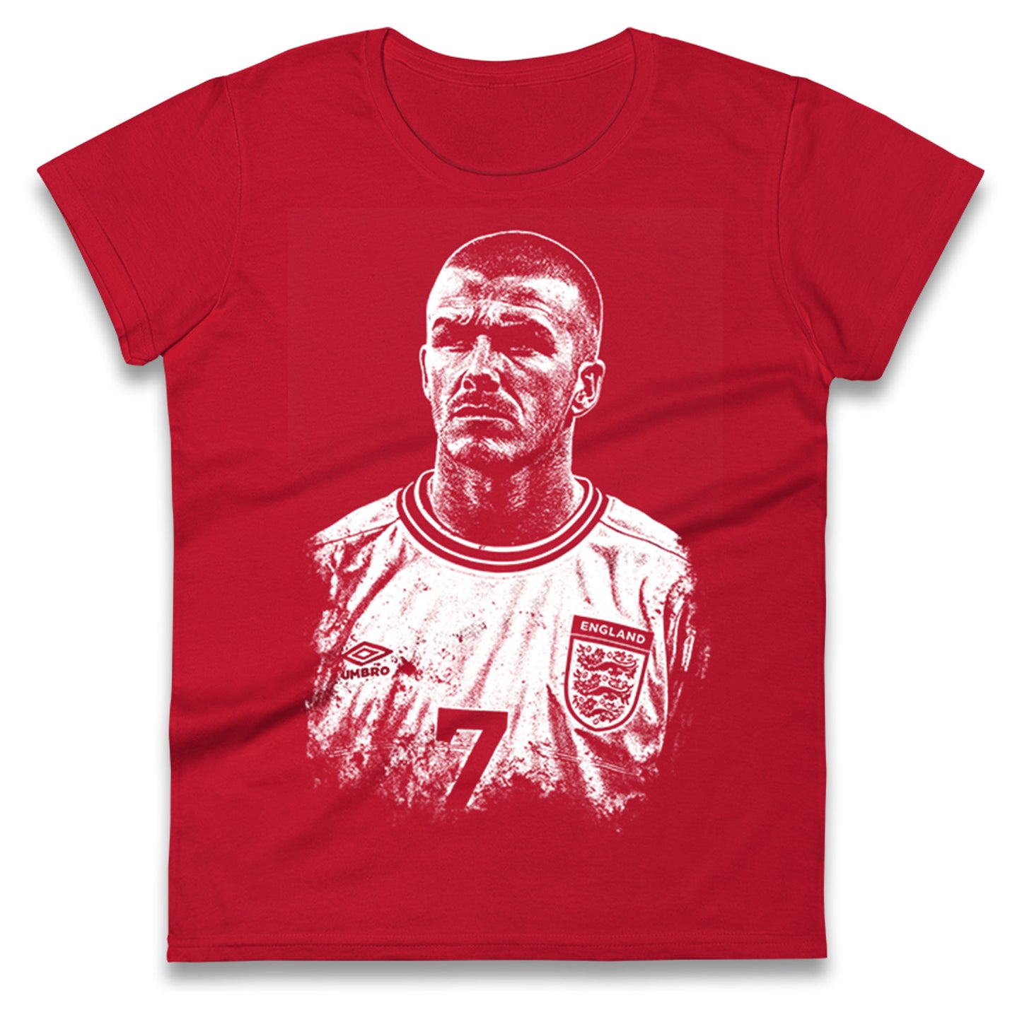 Bavid Beckham England Ladies T Shirt