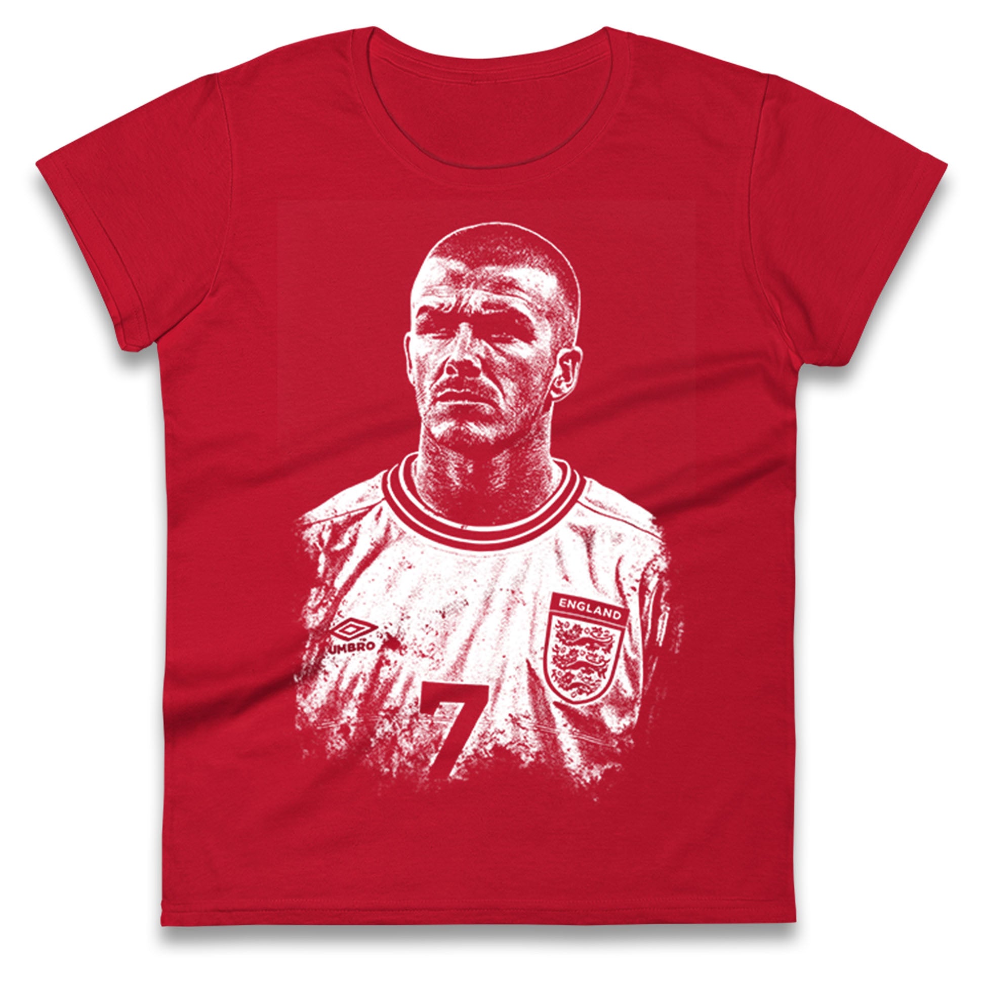 Bavid Beckham England Ladies T Shirt