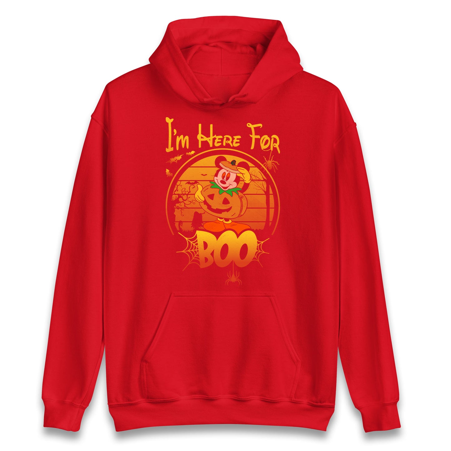 Mickey Mouse Im Here For Boo Halloween Hoodie
