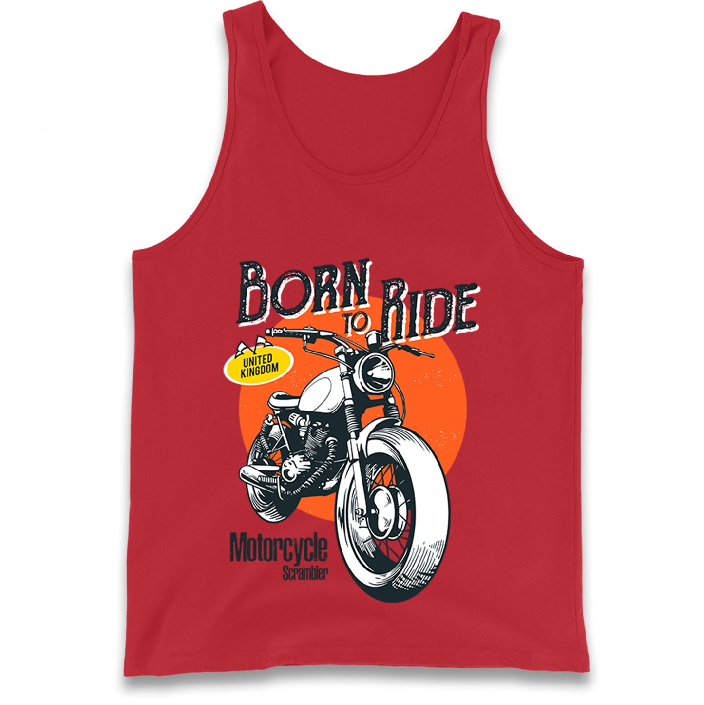 Born To Ride UK Tank Top