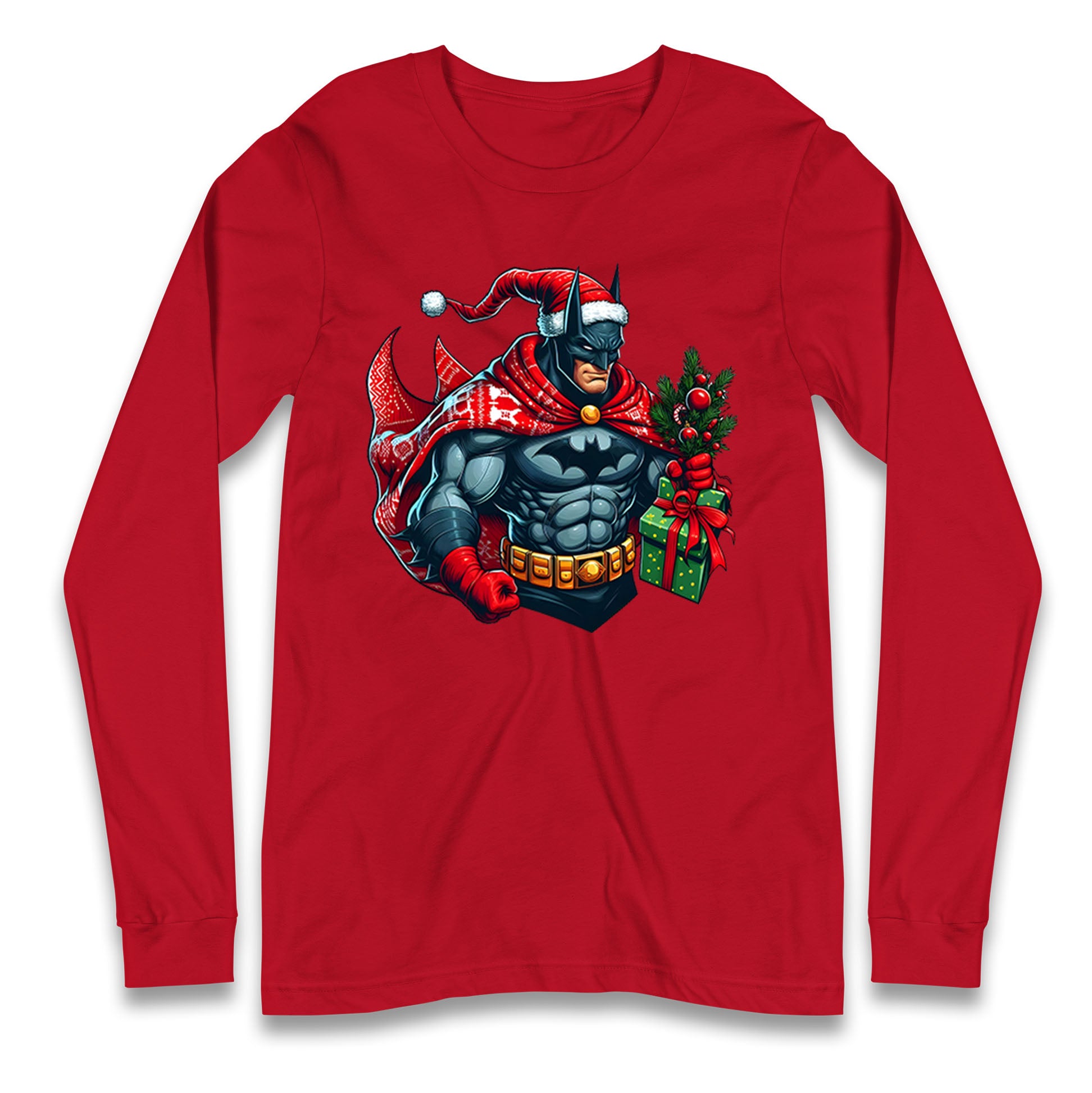 Batman Santa Longsleeve T Shirt
