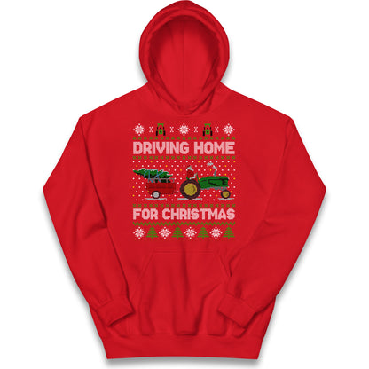 John Deere Christmas Kids Hoodie