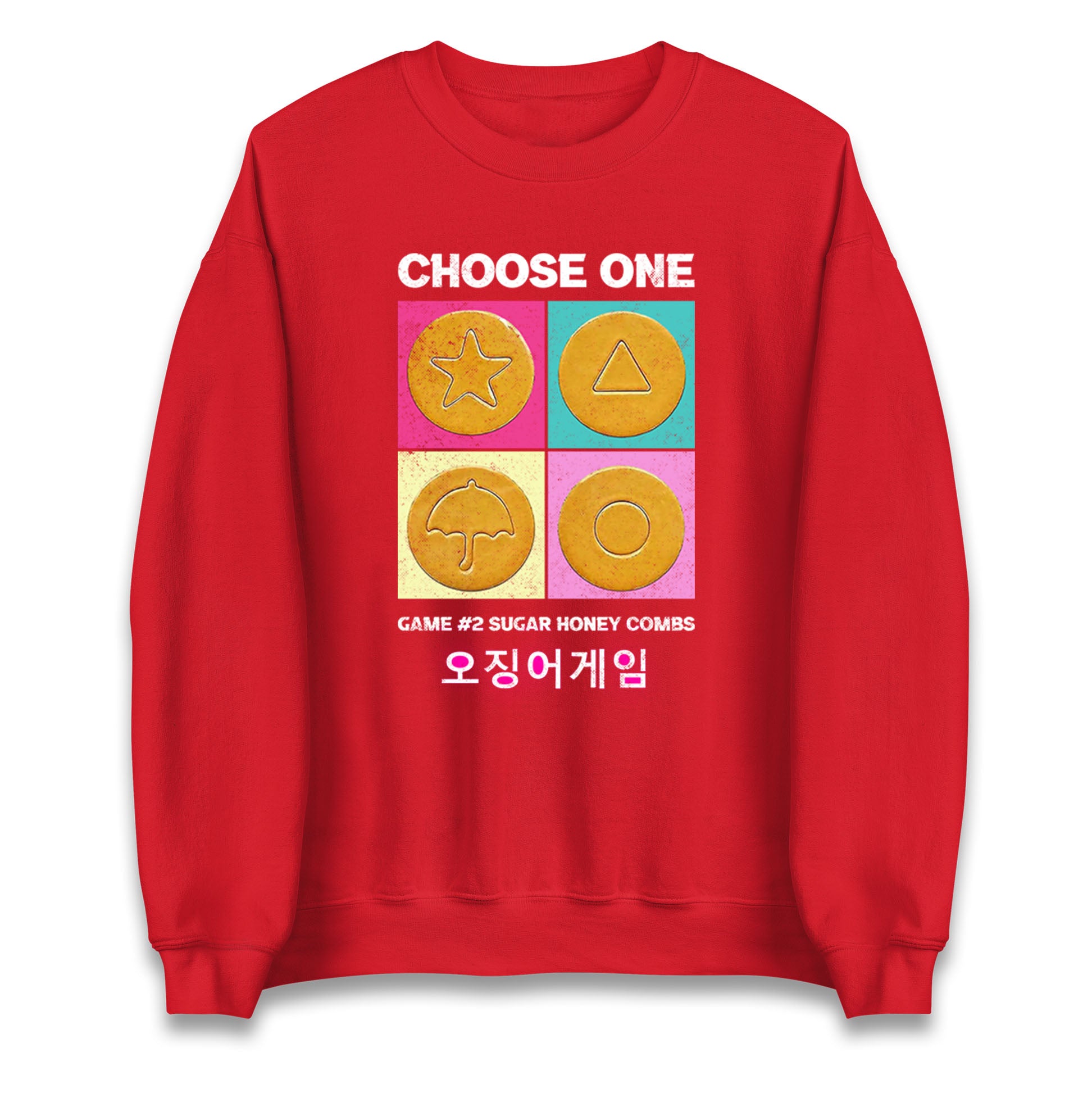 Squid Game Sugar Honey Comb's Cookie's Sweatshirt