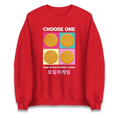 Squid Game Sugar Honey Comb's Cookie's Sweatshirt