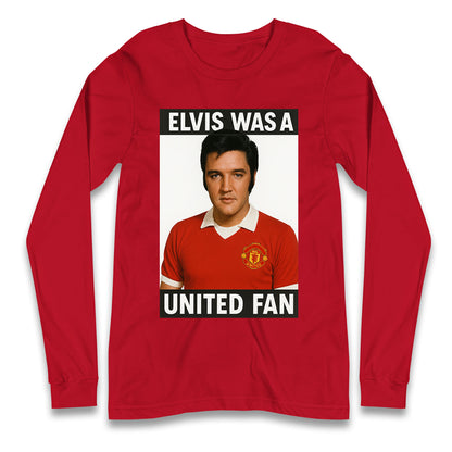 Elvis Presley Mnchester United Longsleeve T Shirt