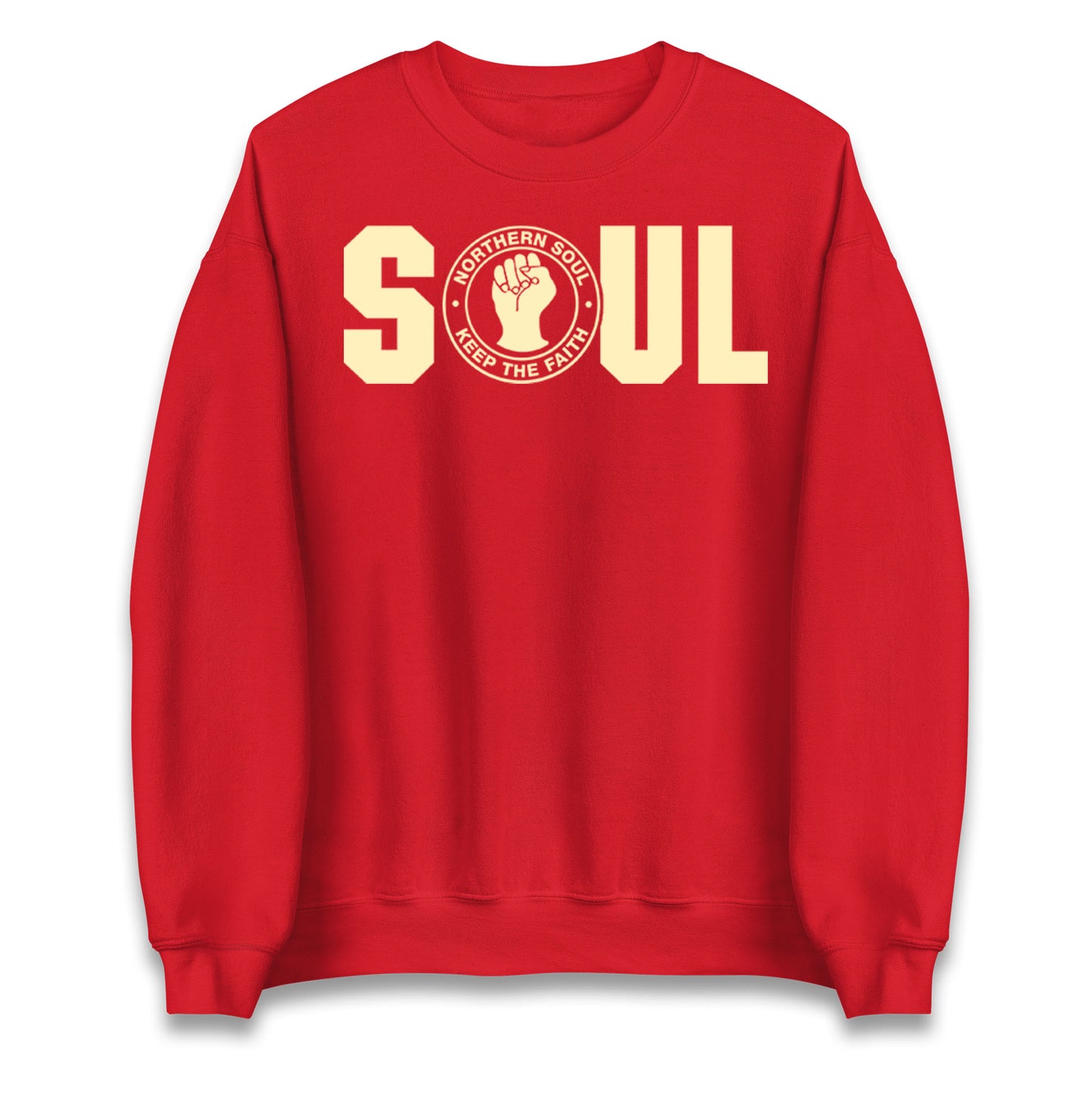 Northern Soul Keep The Faith Logo Jumper