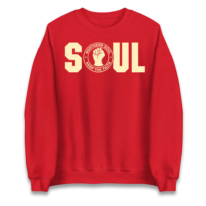 Northern Soul Keep The Faith Logo Jumper