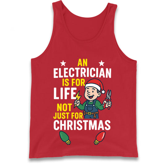 Electrician Christmas Tank Top