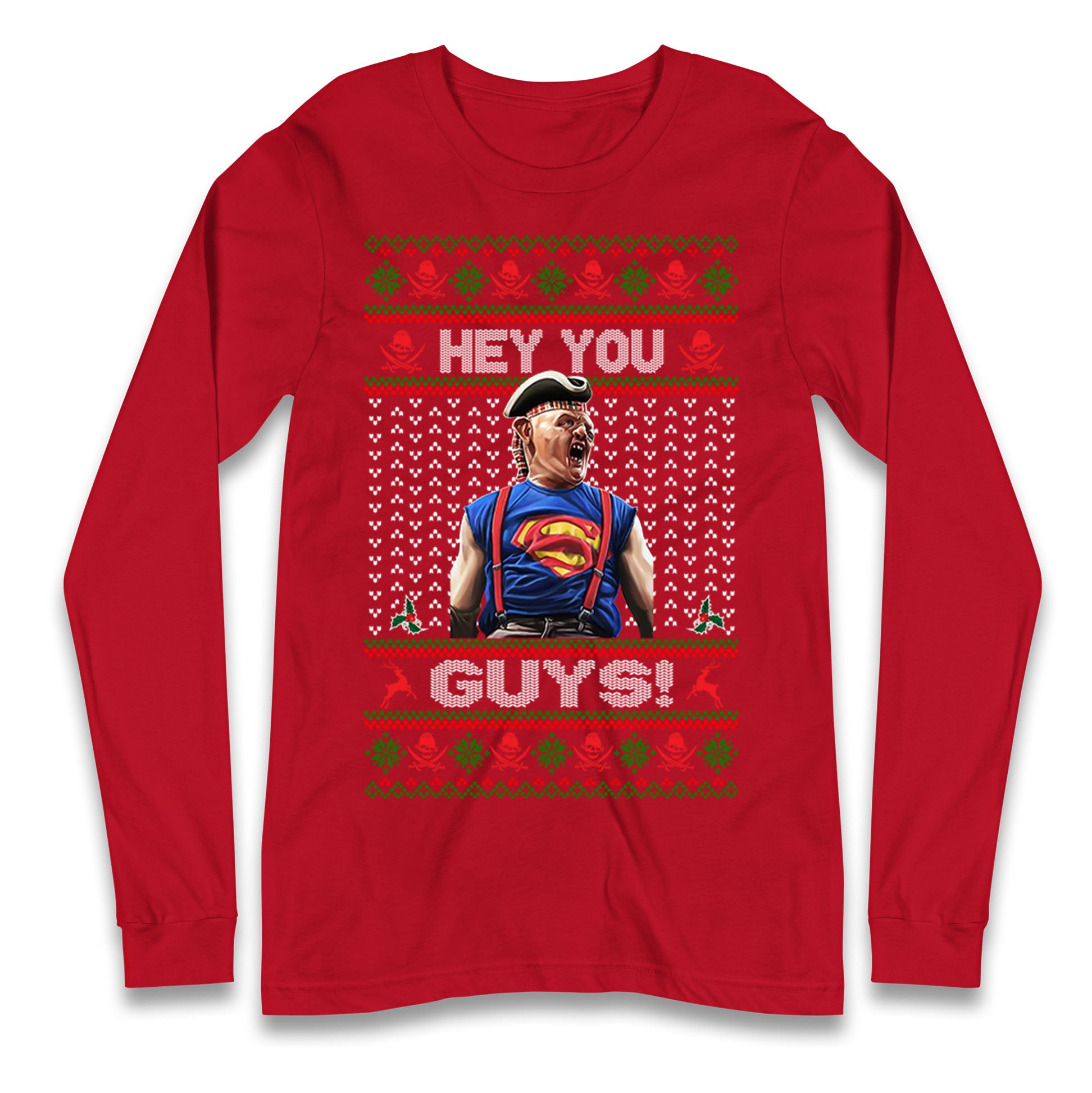 Goonies Sloth Christmas Longsleeve T Shirt