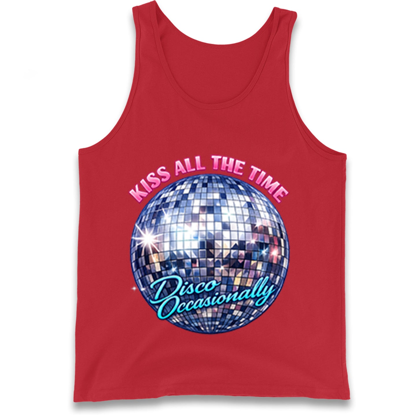 Kiss All The Time Disco Occasionally Tank Top