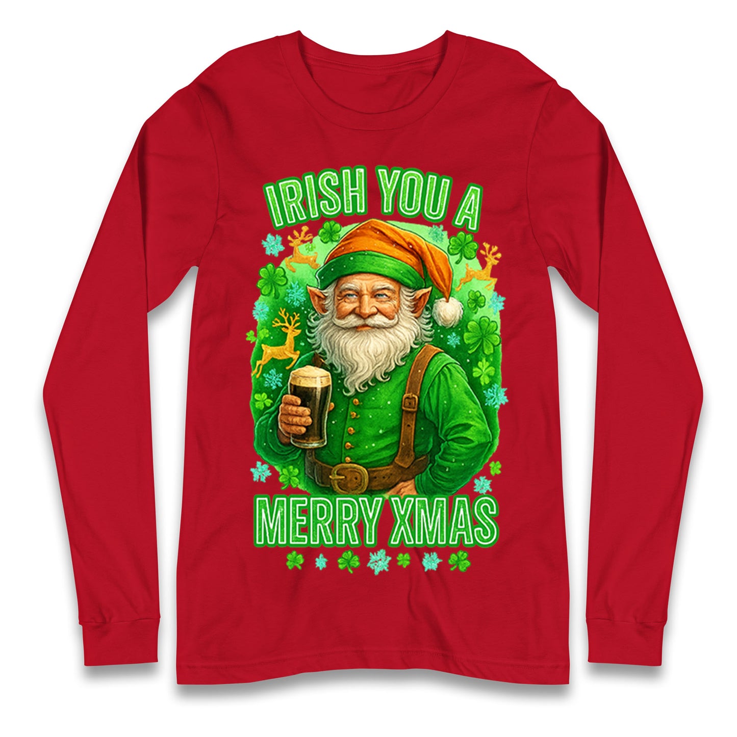 Irish You a Merry Christmas Long Sleeve Shirt
