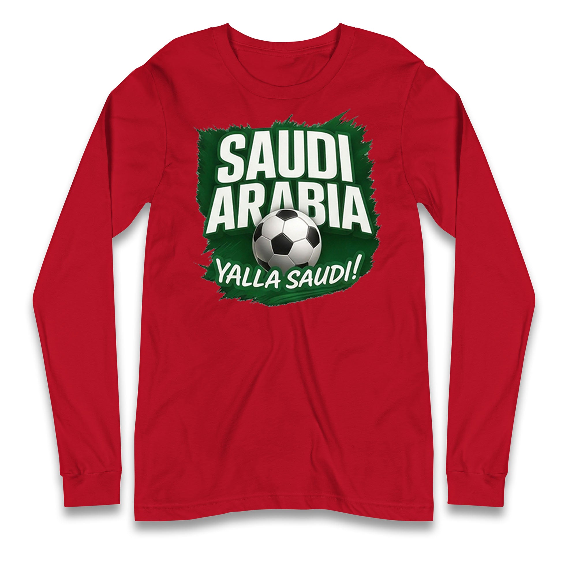 Saudi Arabia Retro World Cup Longsleeve T Shirt