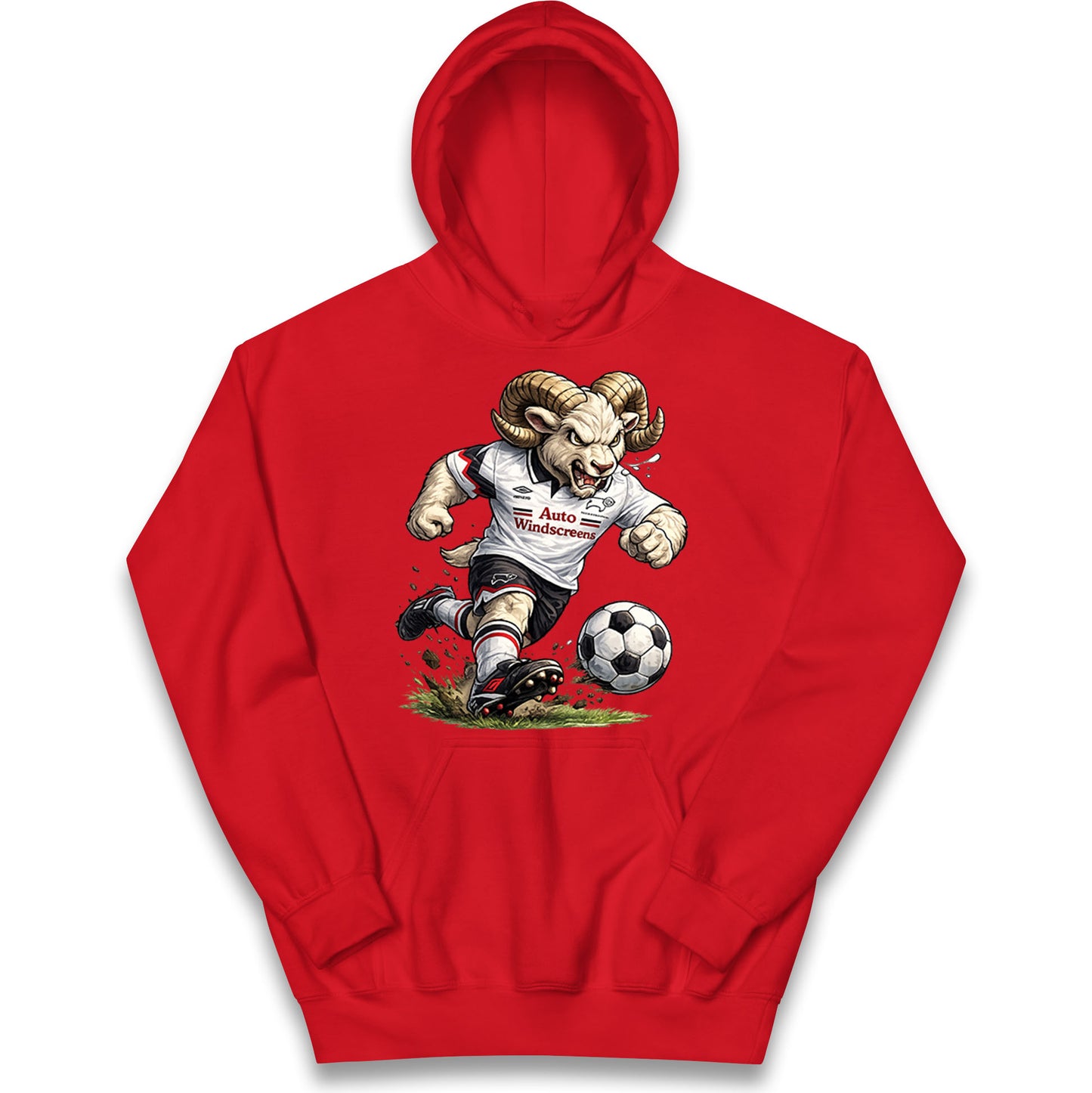 Old School Derby County Kids Hoodie 