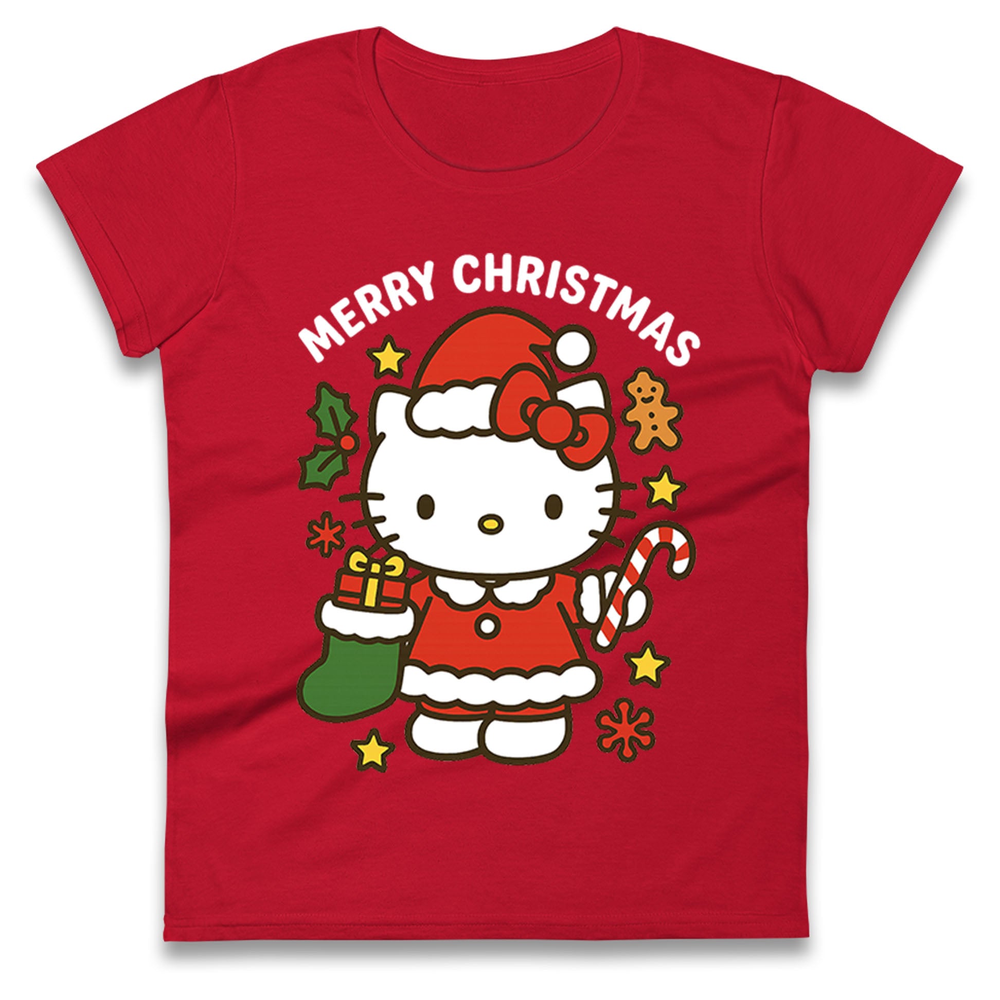 Hello Kitty Christmas Ladies T Shirt