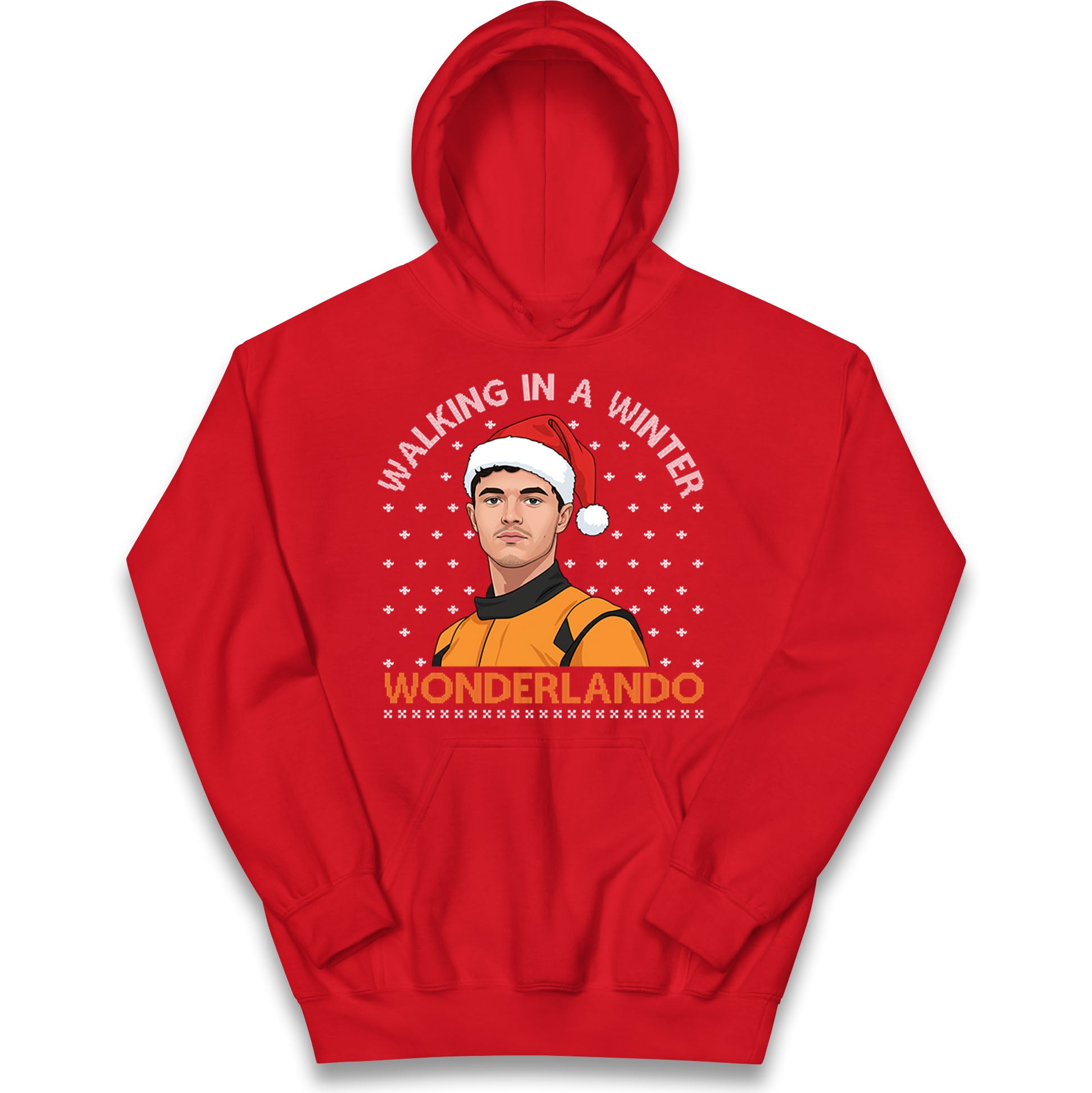 Lando Norris Christmas Kids Hoodie