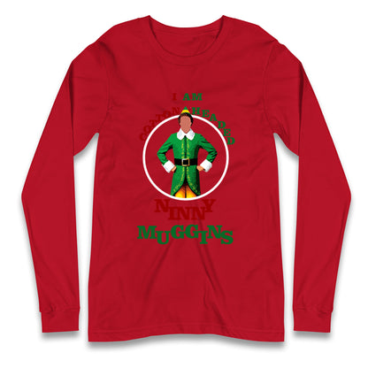 Christmas Patrick Baynham Elf Long Sleeve T Shirt