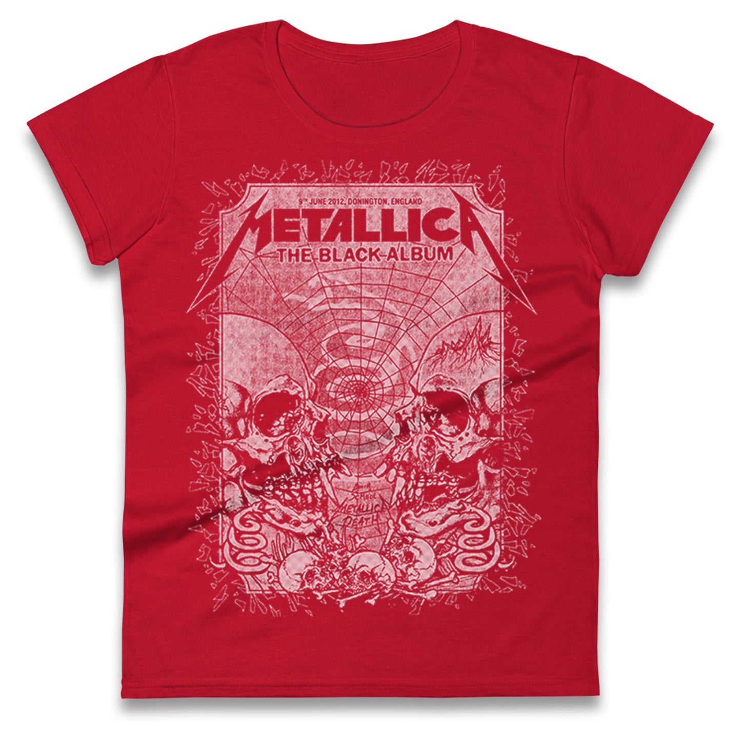 Metallica The Black Album Ladies T Shirt 