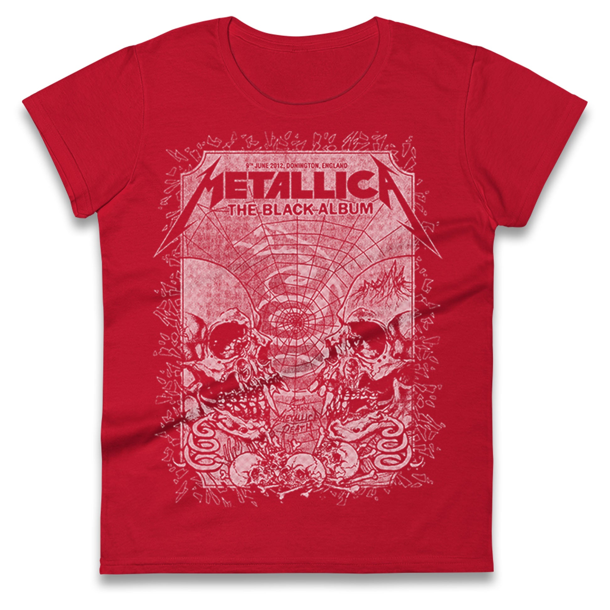 Metallica The Black Album Ladies T Shirt 