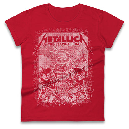 Metallica The Black Album Ladies T Shirt 