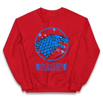 Game of thrones winter is coming Kids Jumper