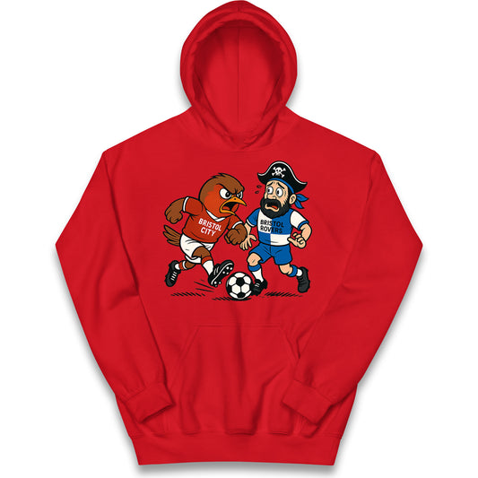 Vintage Bristol City Kids Hoodie