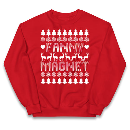Fanny Magnet Christmas Kids Jumper
