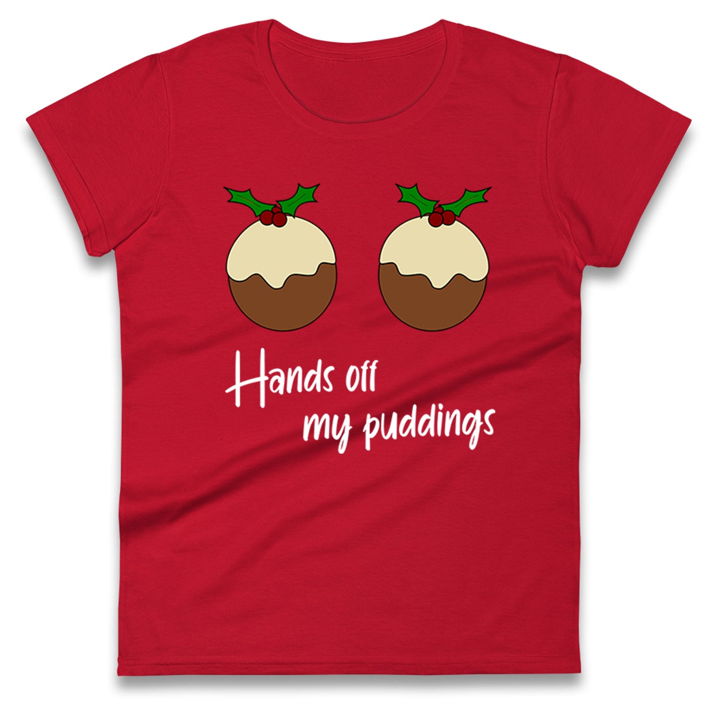 Christmas Puddings Ladies T Shirt