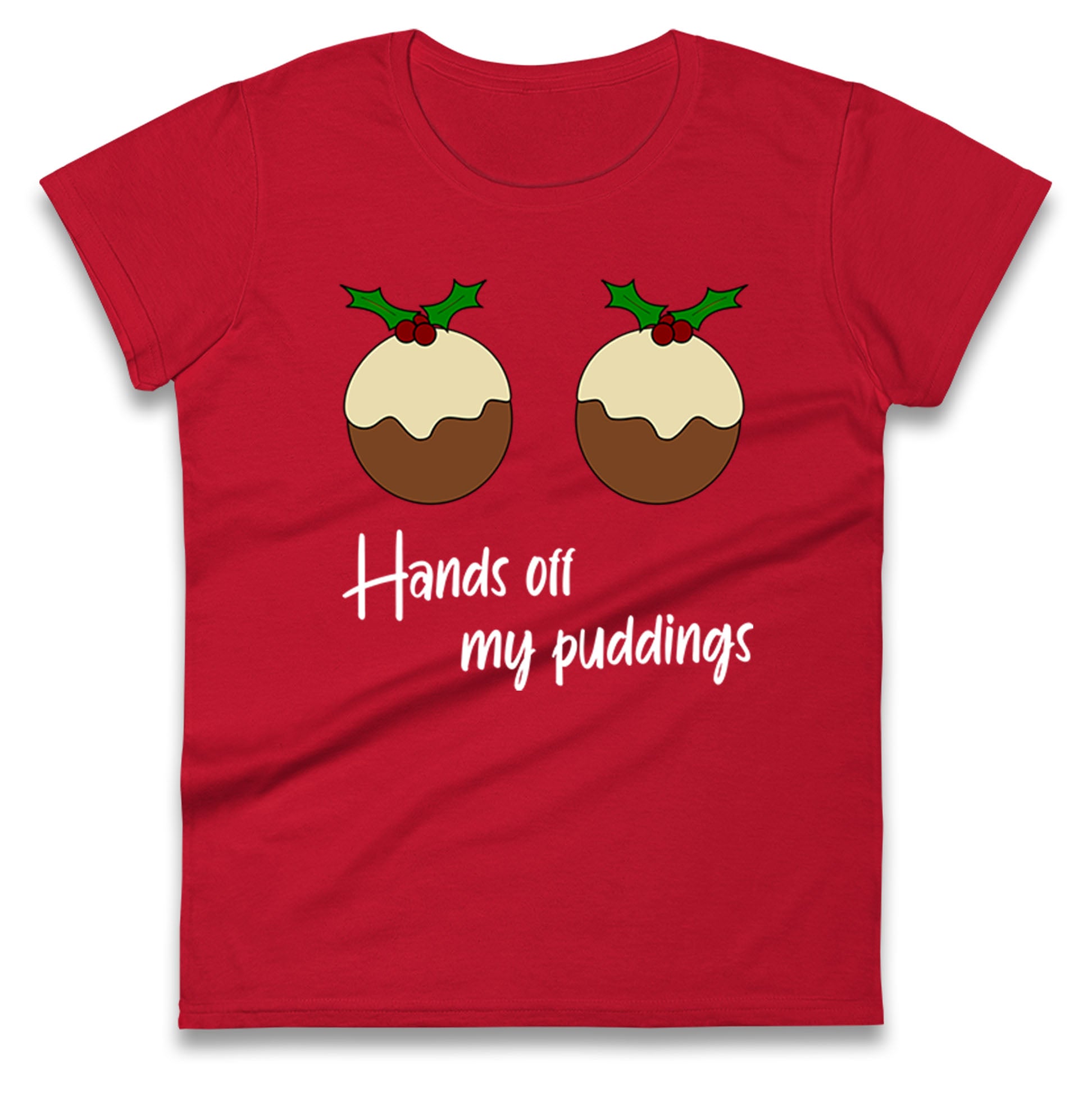 Christmas Puddings Ladies T Shirt