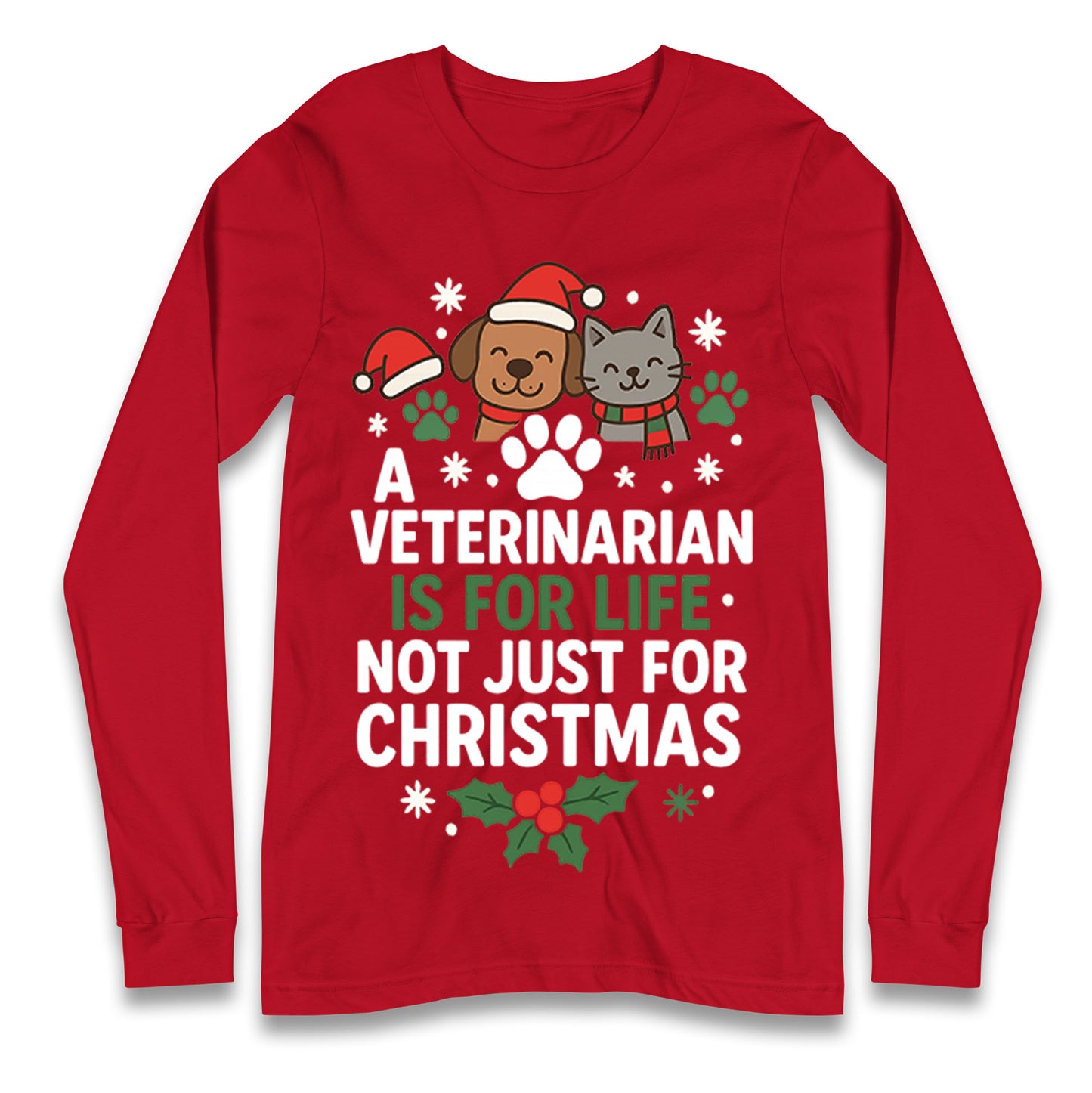 Veterinarian Christmas Longsleeve T Shirt