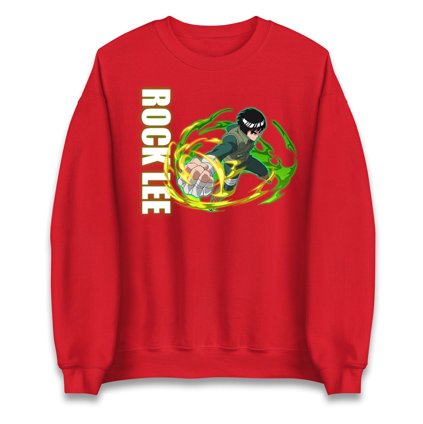 rock lee green beast sweatshirt