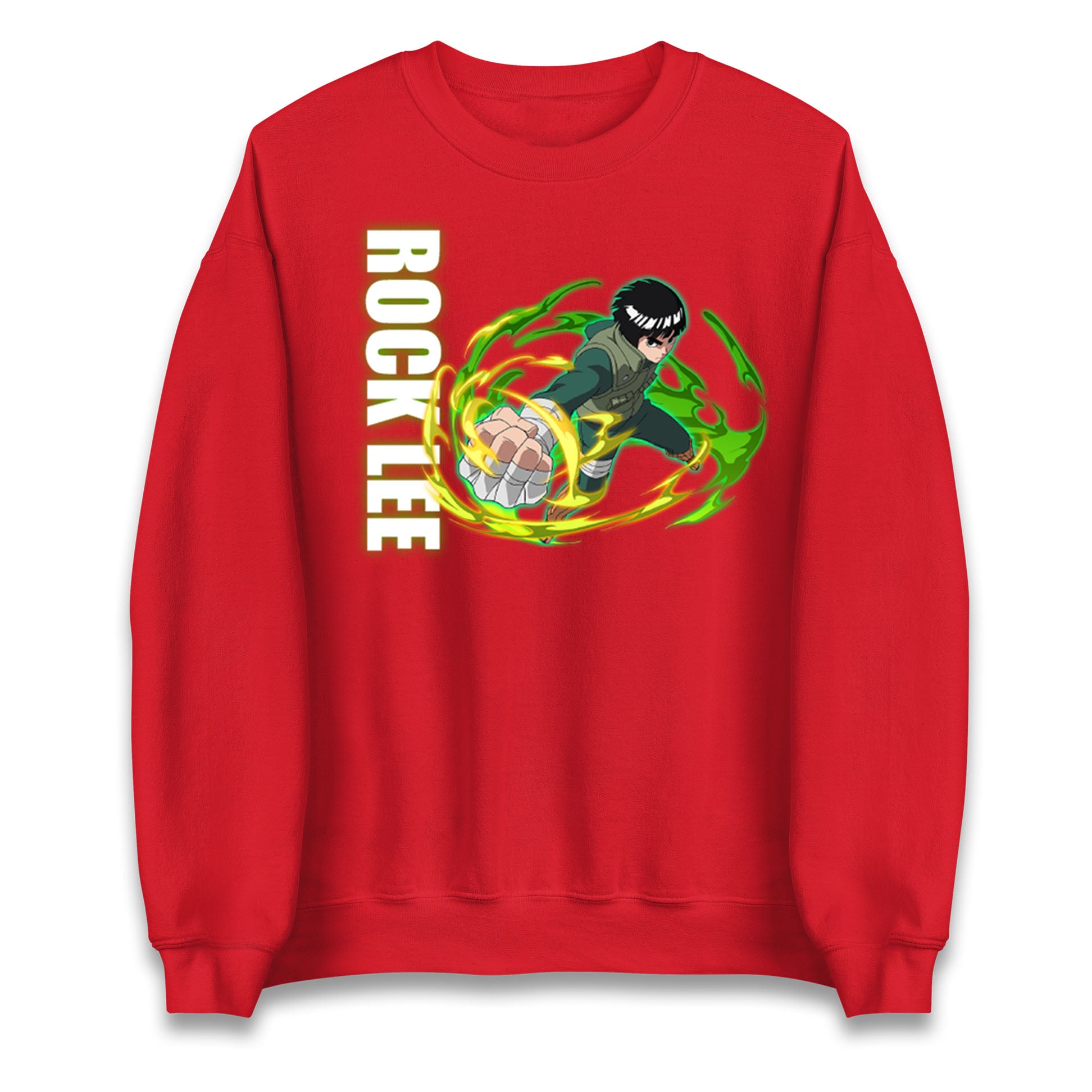 rock lee green beast sweatshirt