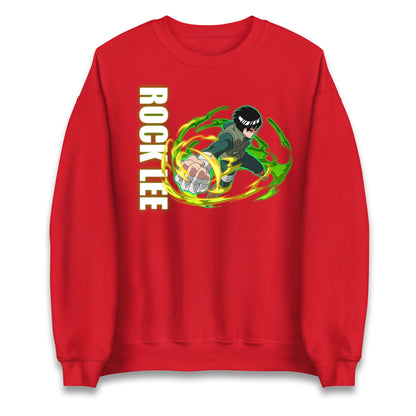 rock lee green beast sweatshirt