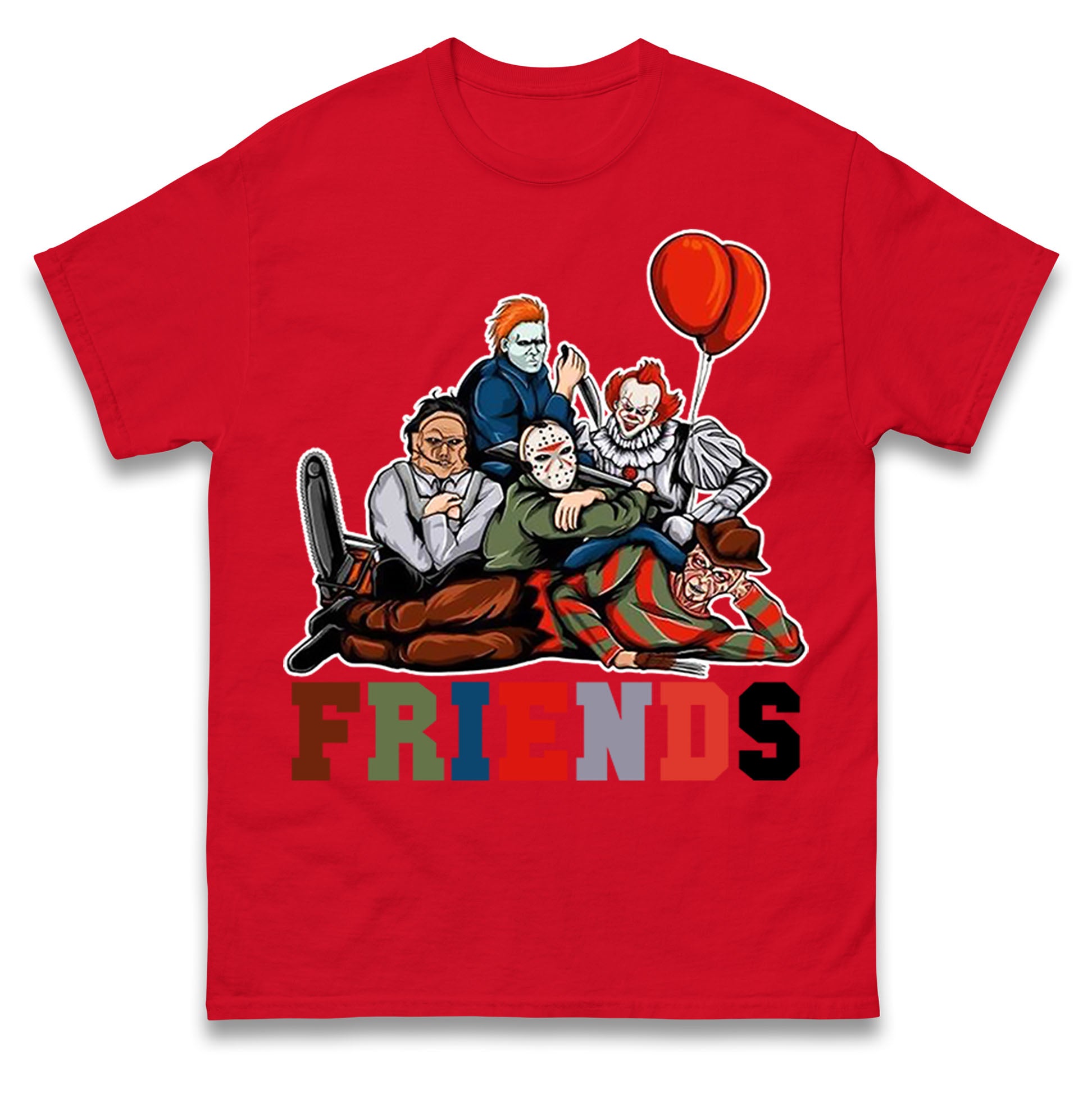 Horror Vintage Characters Friends t shirts

