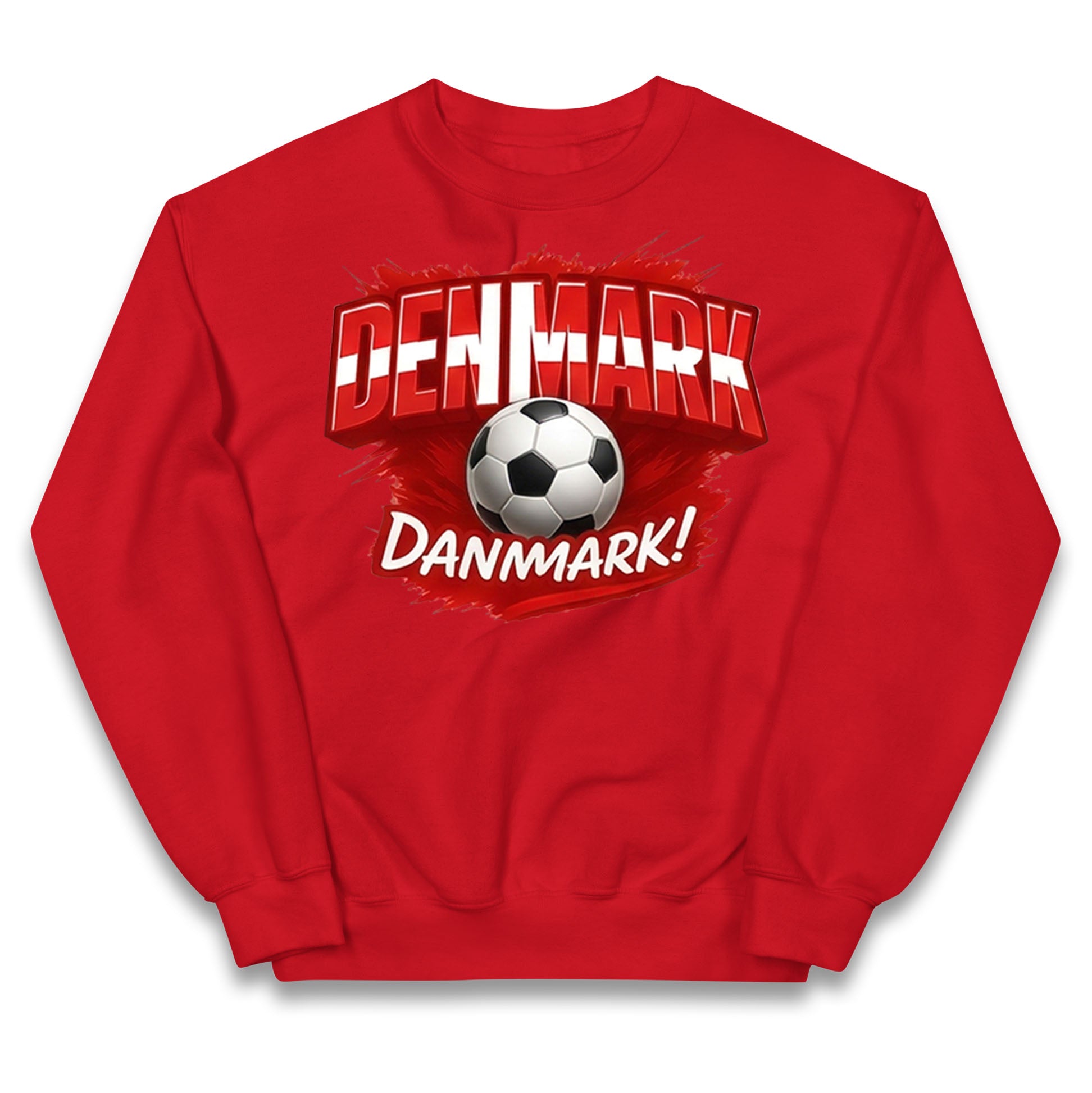 Denmark Retro World Cup Kids Jumper