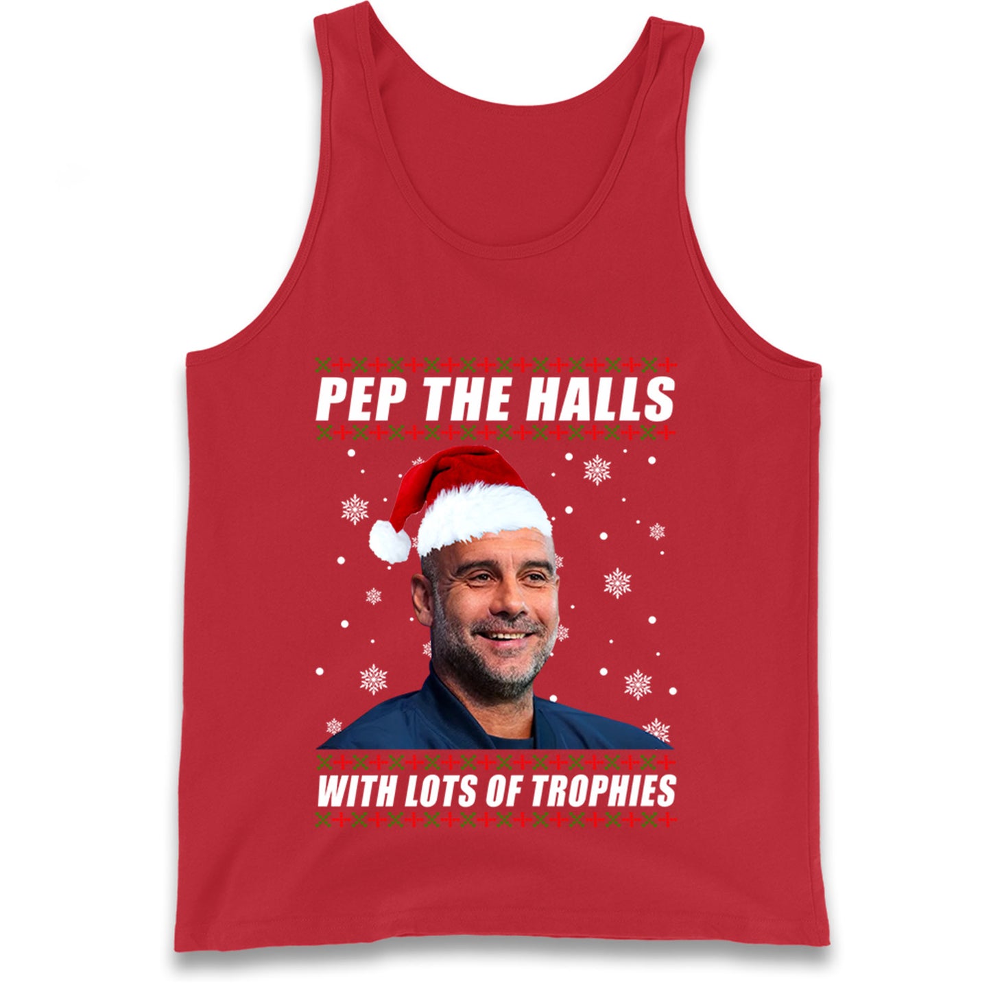 Pep Guardiola Christmas Tank Top