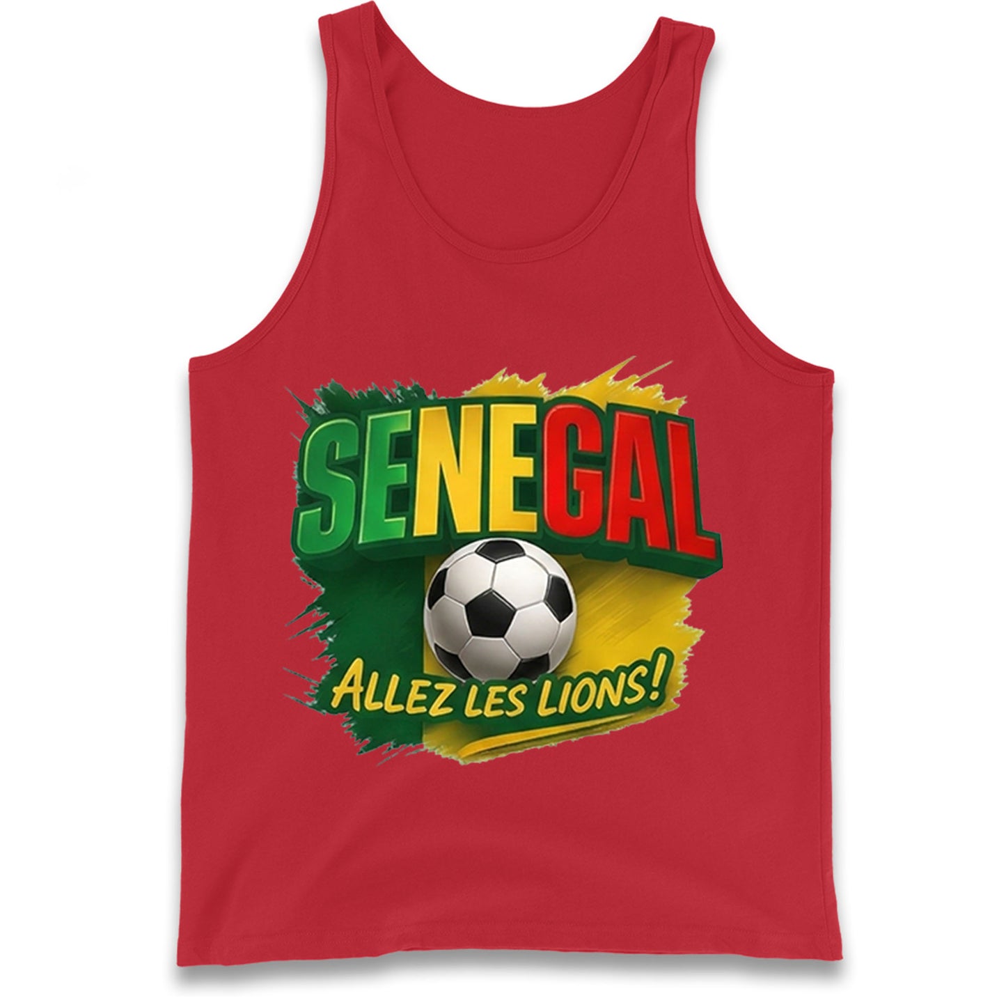 Senegal Retro World Cup Tank Top