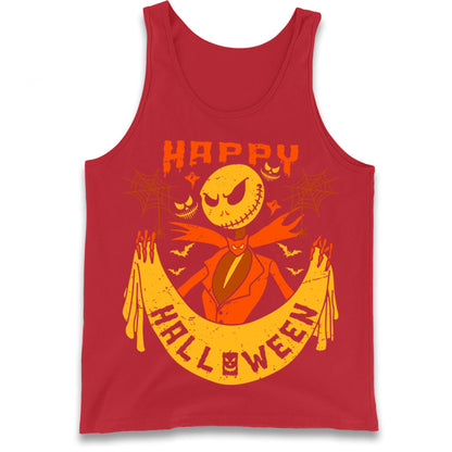 Jack Skellington Happy Halloween Tank Top
