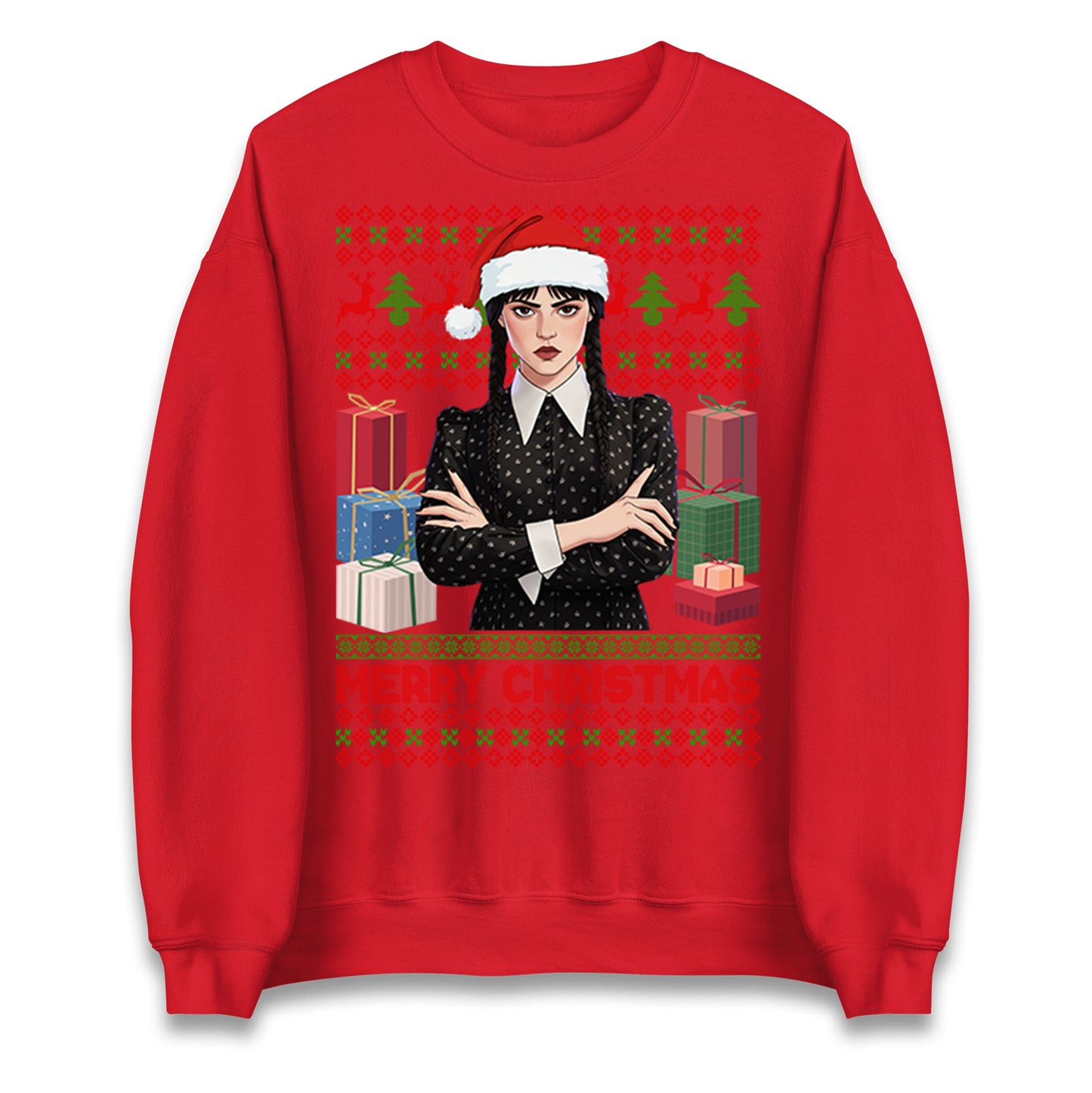 Wednesday Addams Christmas Jumper
