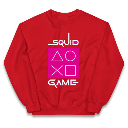Squid Game Shapes kids Jumper