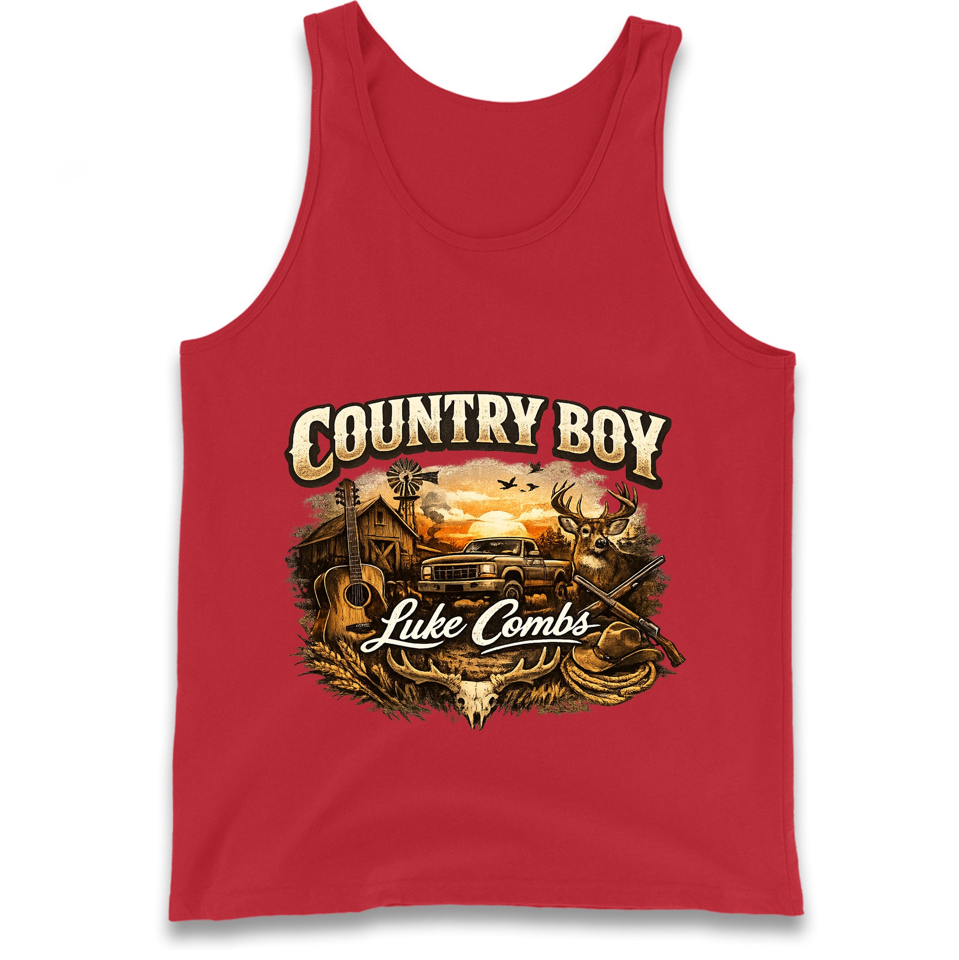 Luke Combs Country Music Tank Top