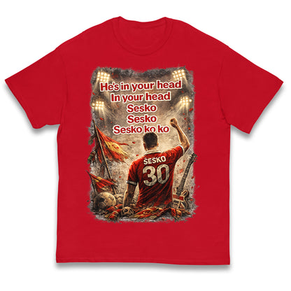 He's in Your Head in Your Head Sesko Sesko Sesko ko ko Kids T Shirt