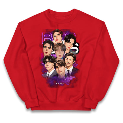 BTS K POP Kids Jumper