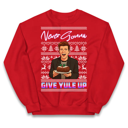 Rick Astley Christmas Kids Jumper