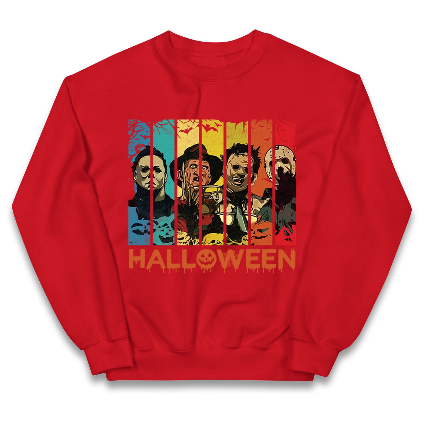 Vintage Villains Halloween Kids Jumper