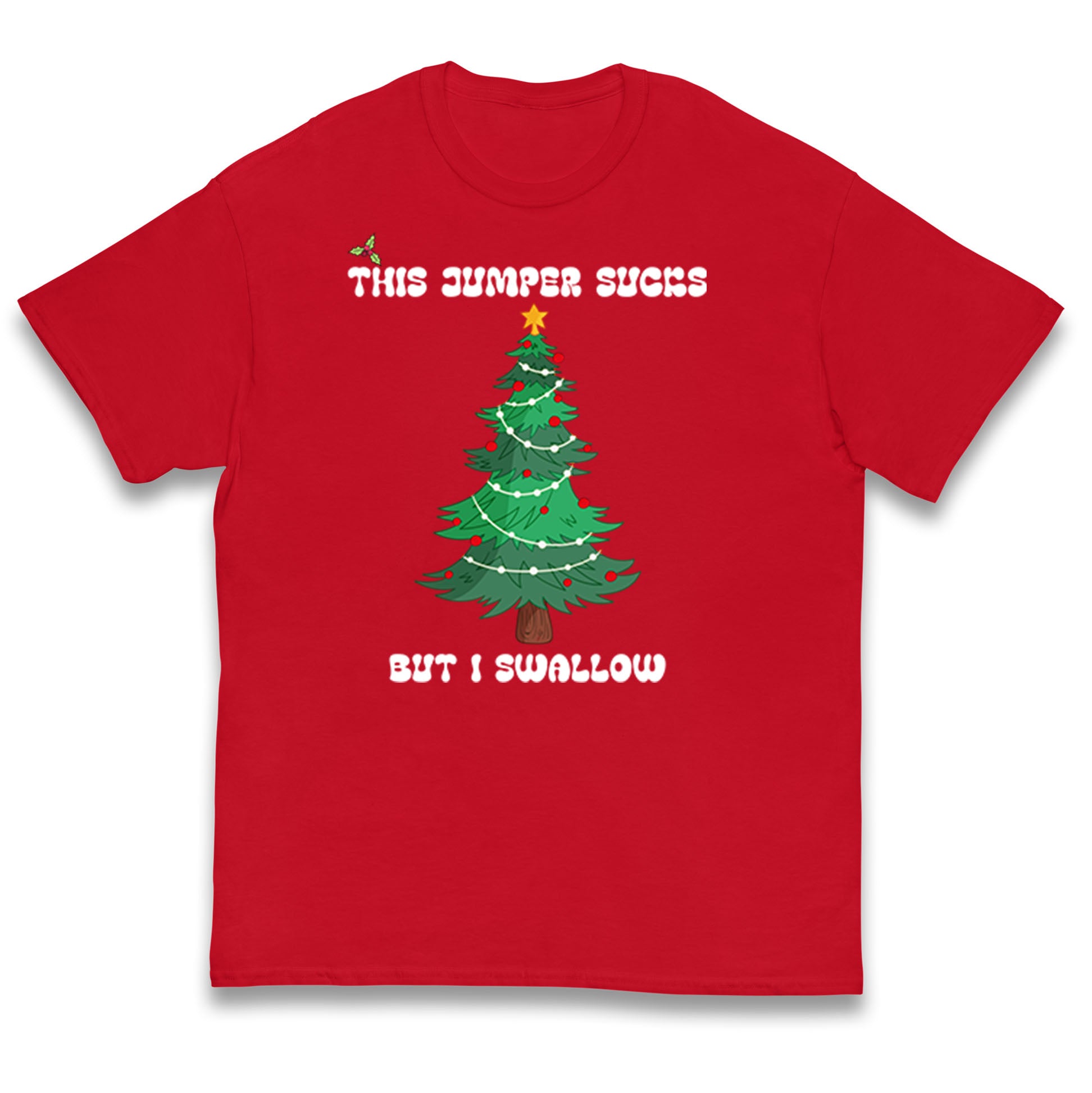 I swallow Christmas Kids T Shirt