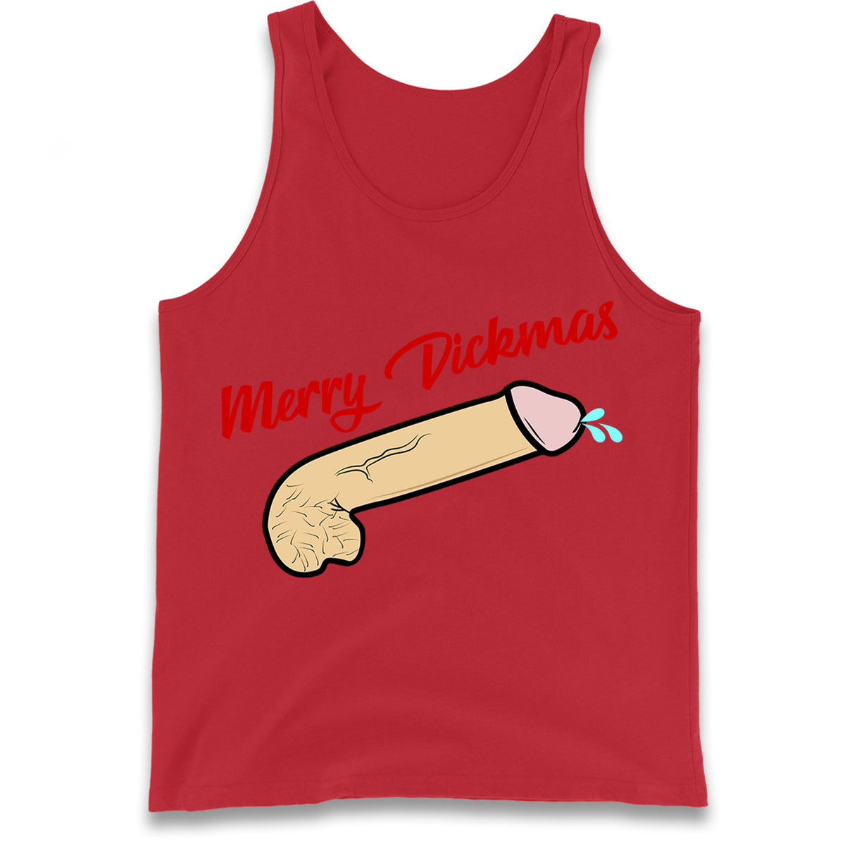 Merry Dickmas Funny Tank Top